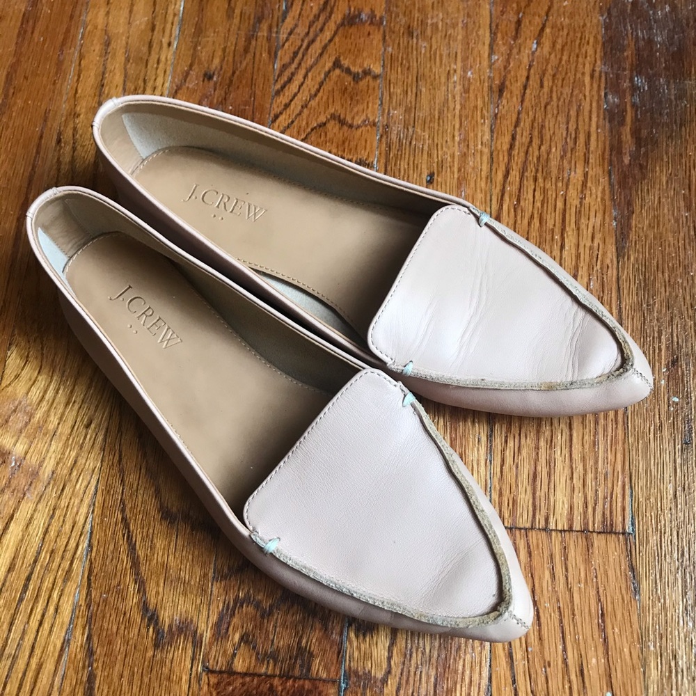 J Crew Edie leather loafers, flats